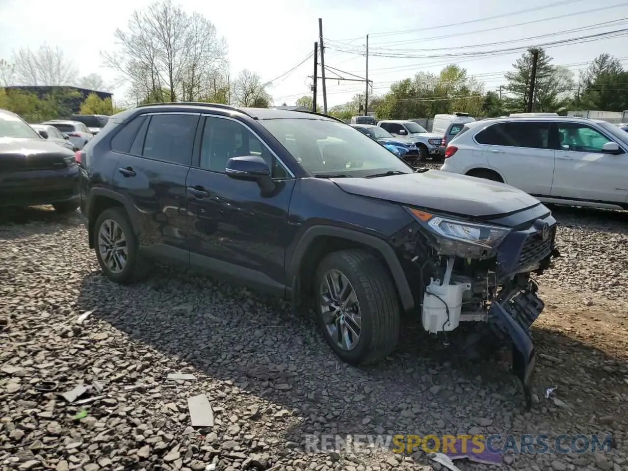 4 fotografías del automóvil dañado JTMA1RFV7KJ004164 TOYOTA RAV4 2019