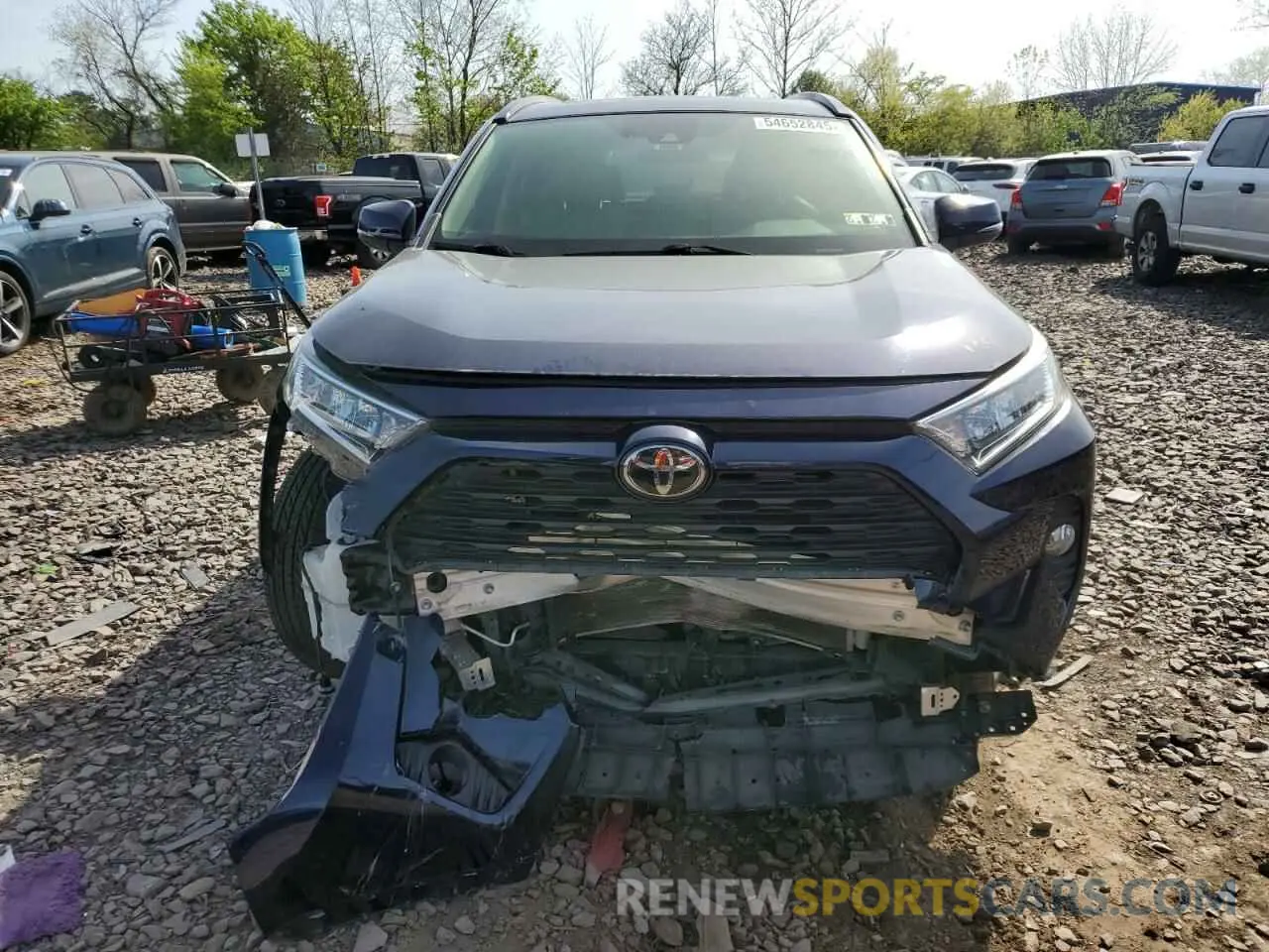 5 fotografías del automóvil dañado JTMA1RFV7KJ004164 TOYOTA RAV4 2019