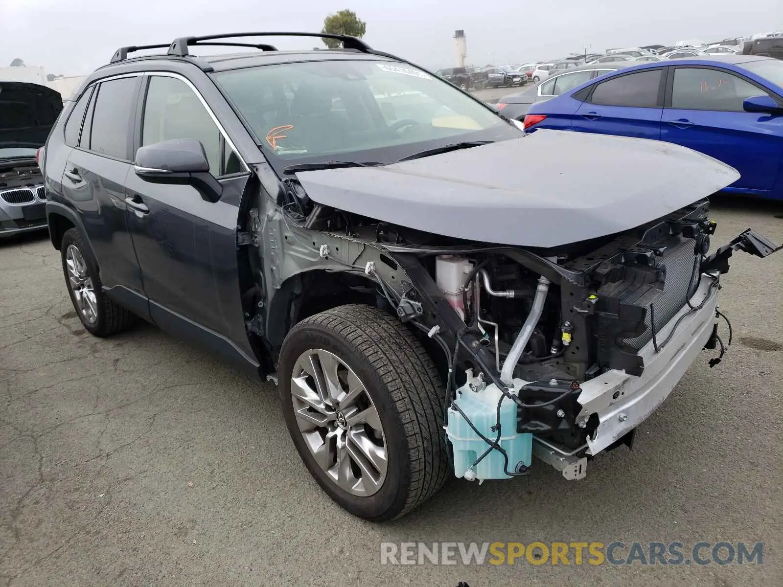 1 fotografías del automóvil dañado JTMA1RFV8KD003667 TOYOTA RAV4 2019