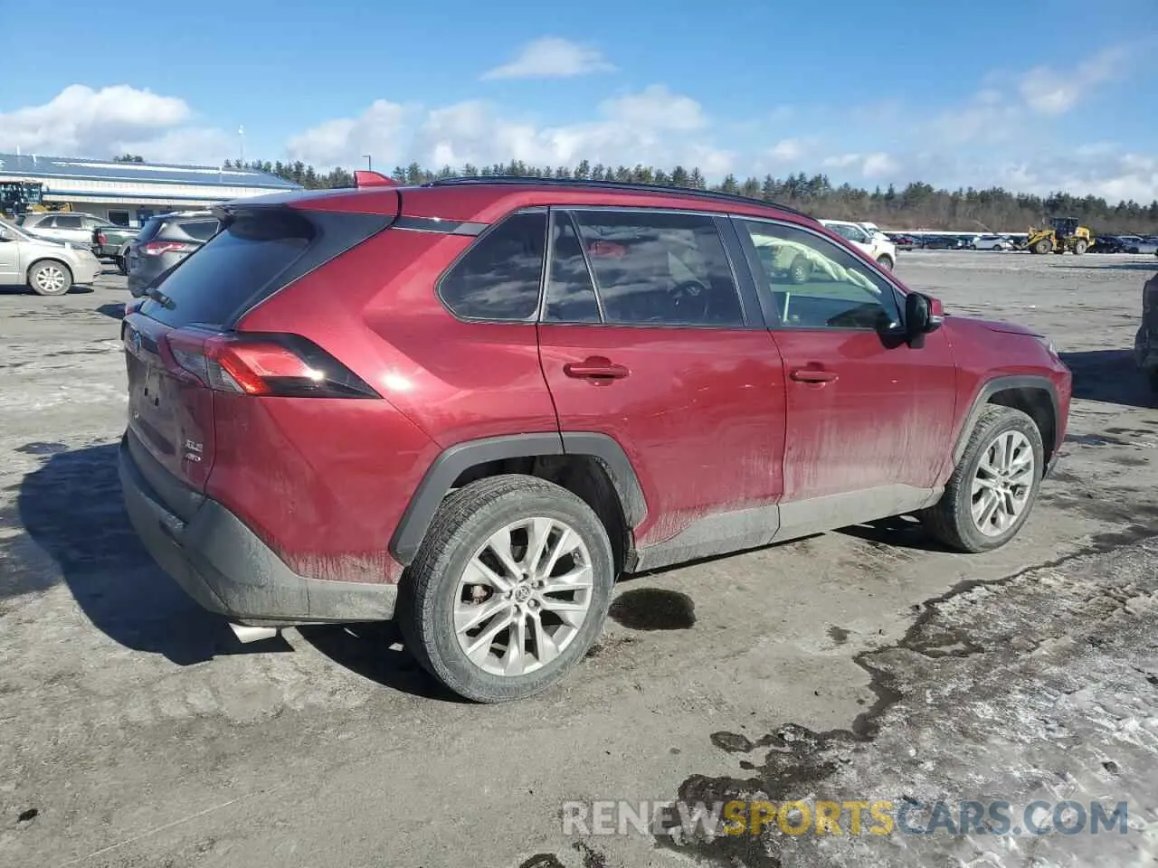 3 fotografías del automóvil dañado JTMA1RFV8KD036460 TOYOTA RAV4 2019
