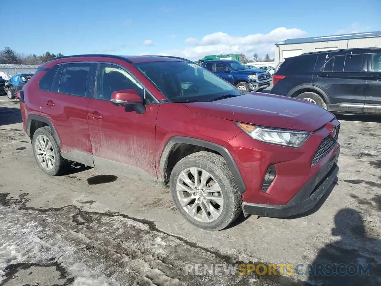 4 fotografías del automóvil dañado JTMA1RFV8KD036460 TOYOTA RAV4 2019