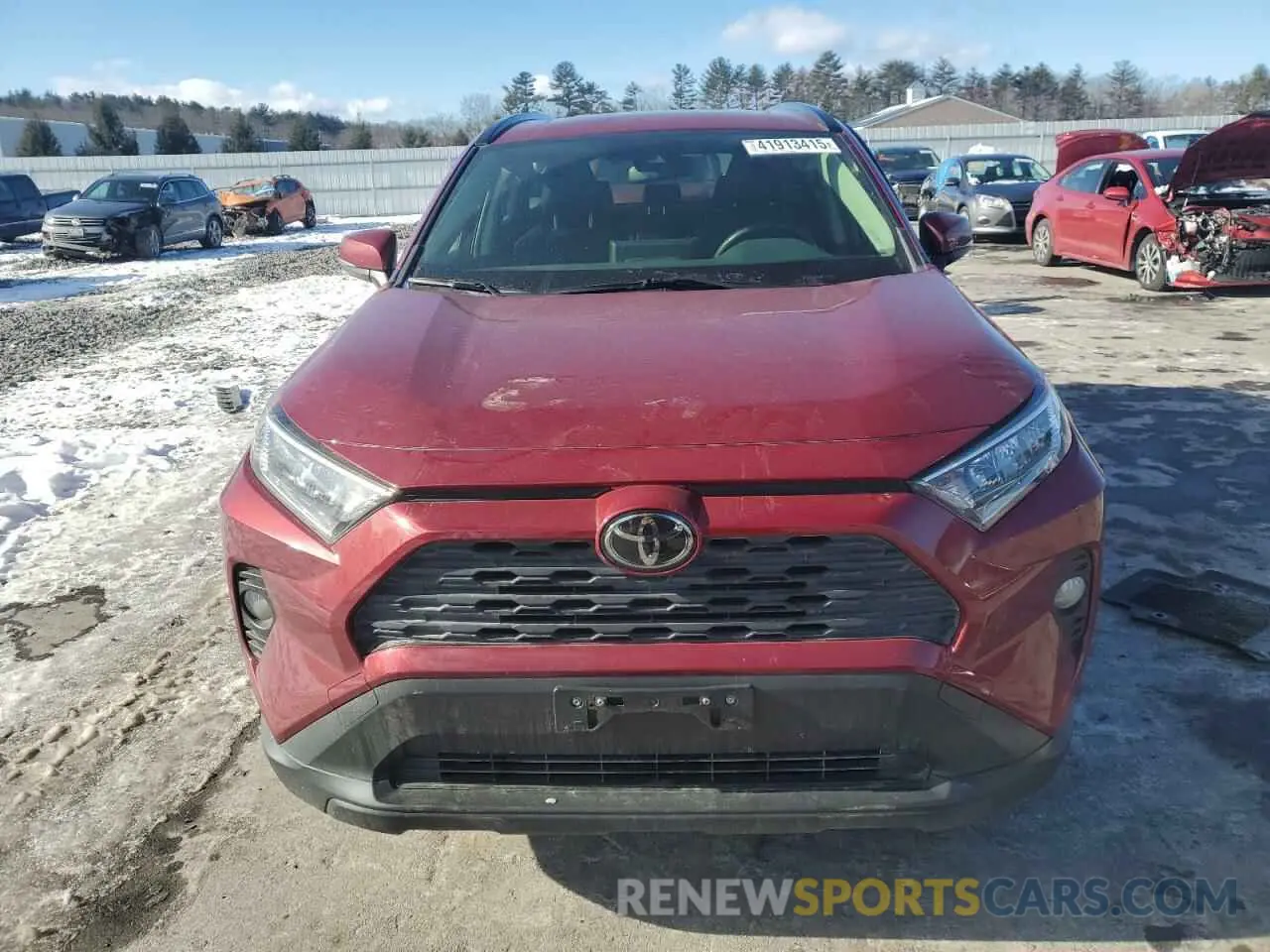 5 fotografías del automóvil dañado JTMA1RFV8KD036460 TOYOTA RAV4 2019