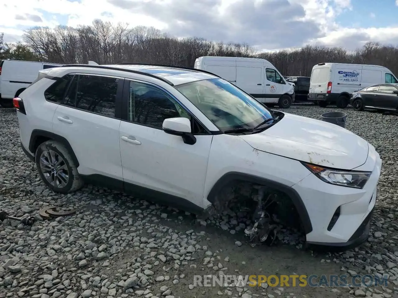 4 fotografías del automóvil dañado JTMA1RFV8KD045157 TOYOTA RAV4 2019