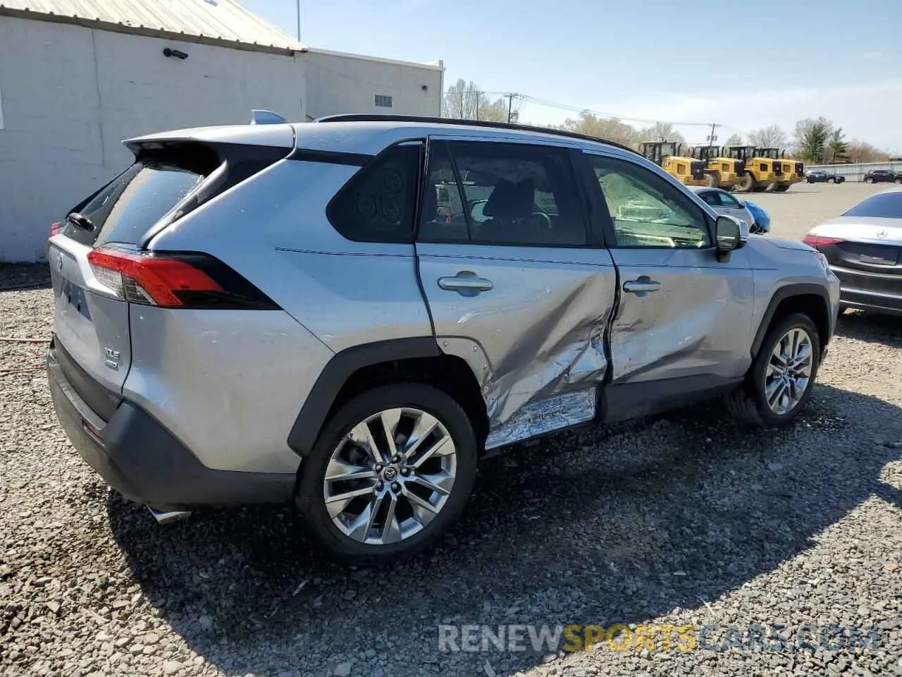 3 fotografías del automóvil dañado JTMA1RFV8KD506454 TOYOTA RAV4 2019