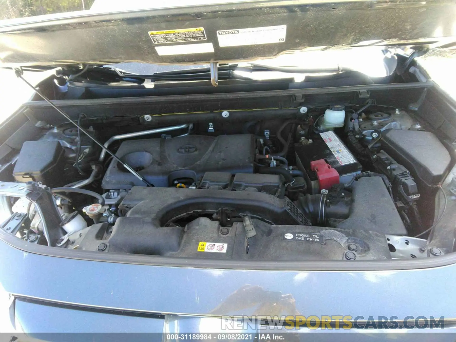 10 fotografías del automóvil dañado JTMA1RFV9KD037729 TOYOTA RAV4 2019