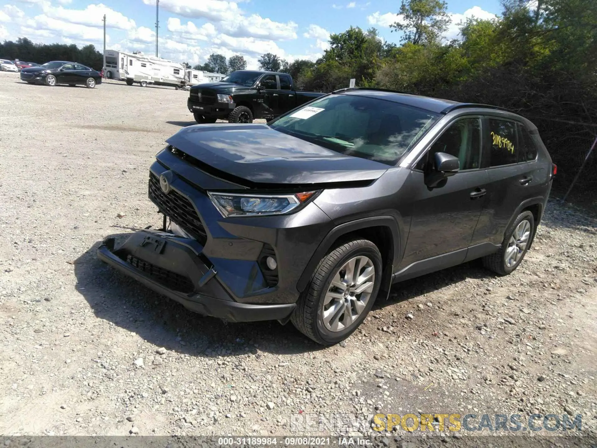 2 fotografías del automóvil dañado JTMA1RFV9KD037729 TOYOTA RAV4 2019