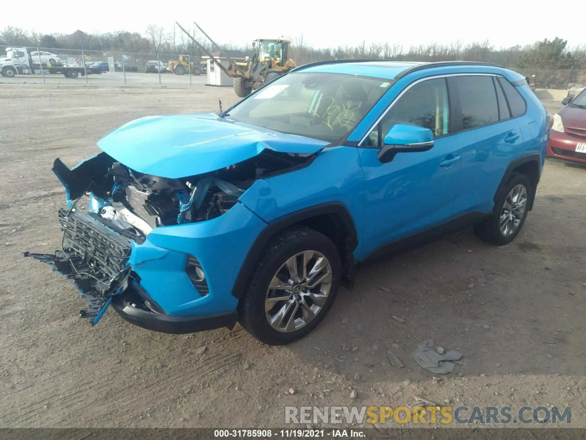 2 fotografías del automóvil dañado JTMA1RFV9KD514109 TOYOTA RAV4 2019