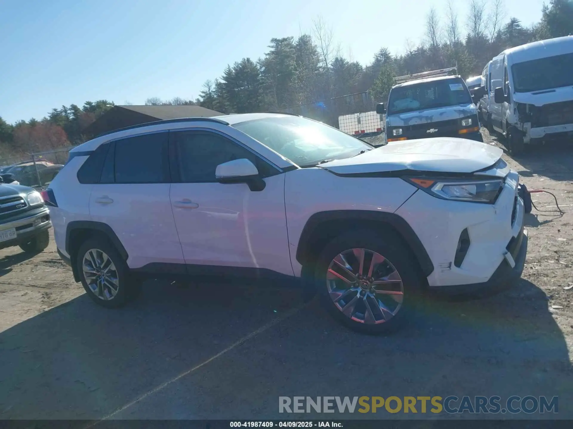 13 fotografías del automóvil dañado JTMA1RFV9KJ007728 TOYOTA RAV4 2019