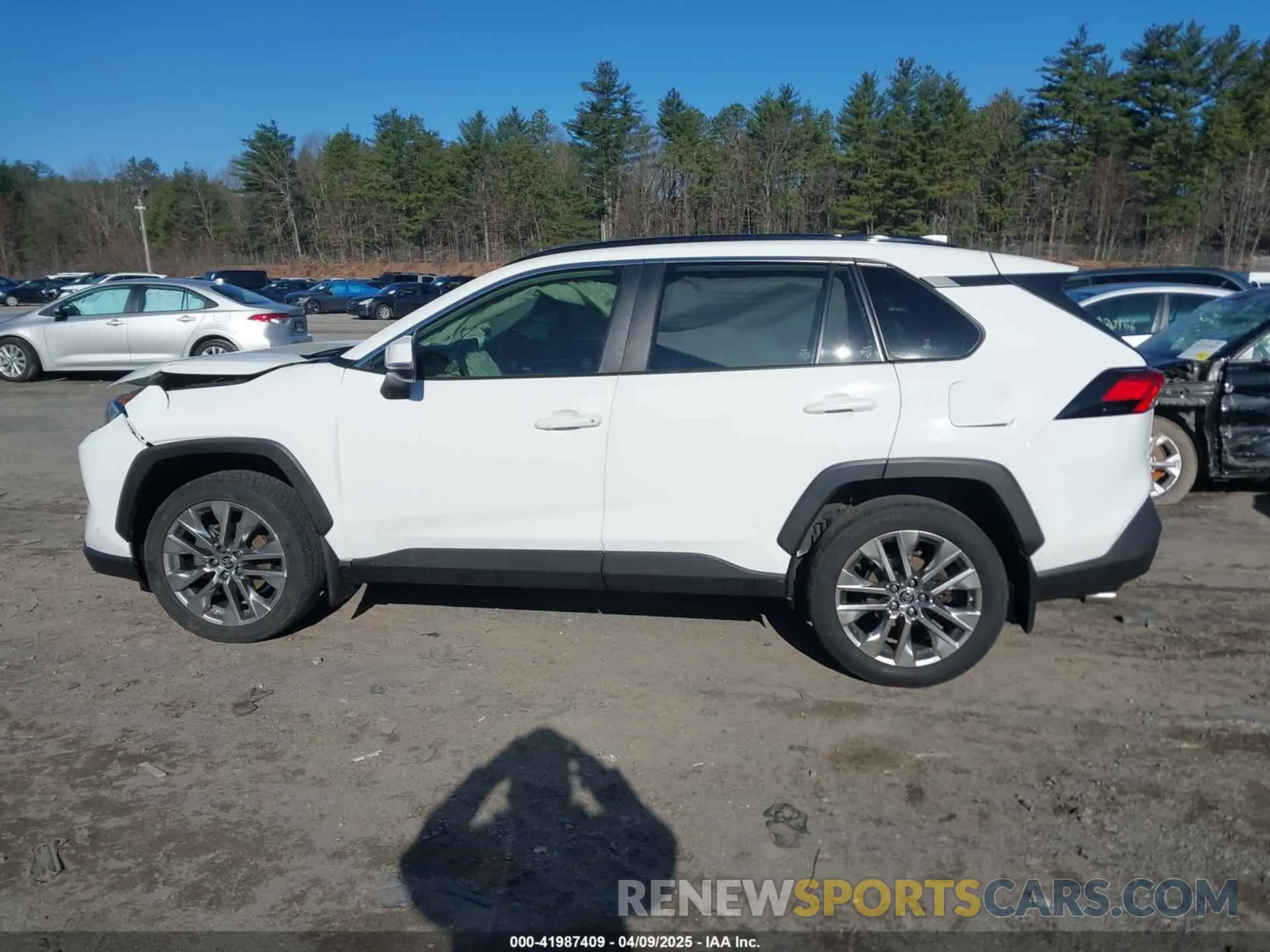 14 fotografías del automóvil dañado JTMA1RFV9KJ007728 TOYOTA RAV4 2019
