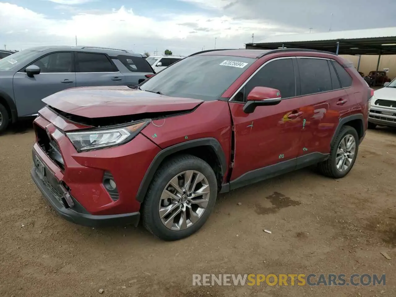 1 fotografías del automóvil dañado JTMA1RFVXKD018199 TOYOTA RAV4 2019