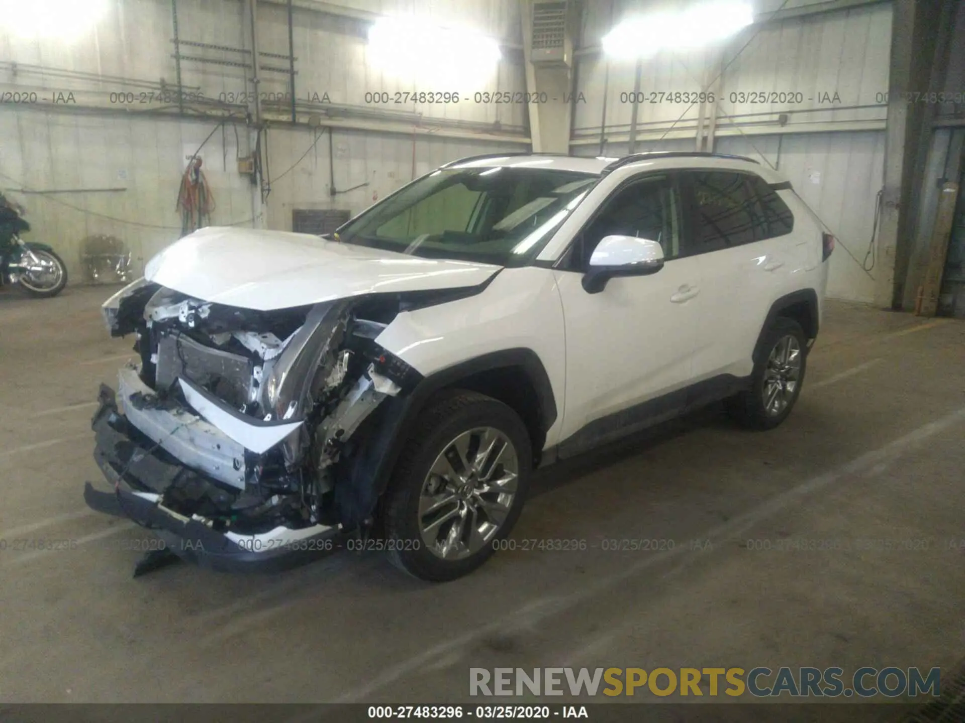 2 fotografías del automóvil dañado JTMA1RFVXKD020230 TOYOTA RAV4 2019