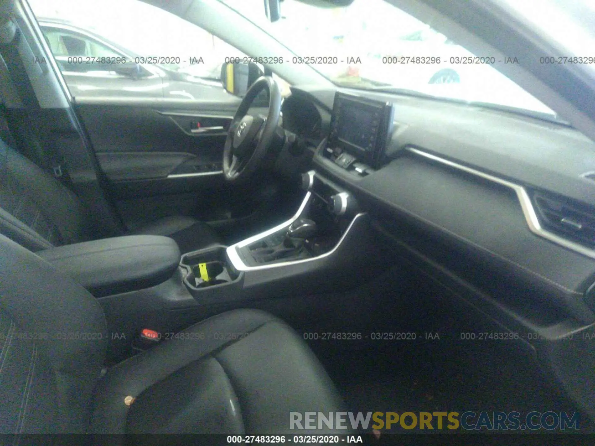 5 fotografías del automóvil dañado JTMA1RFVXKD020230 TOYOTA RAV4 2019