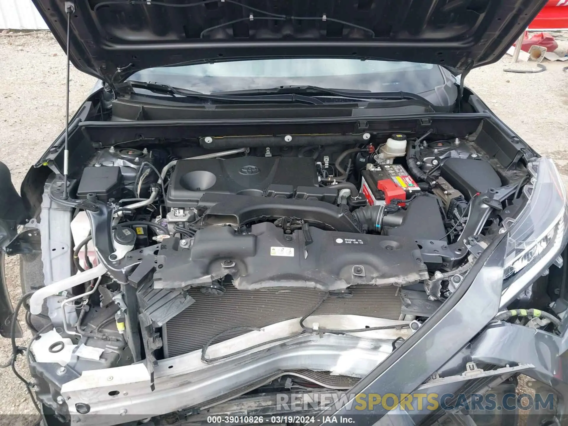 10 fotografías del automóvil dañado JTMC1RFV0KD501984 TOYOTA RAV4 2019