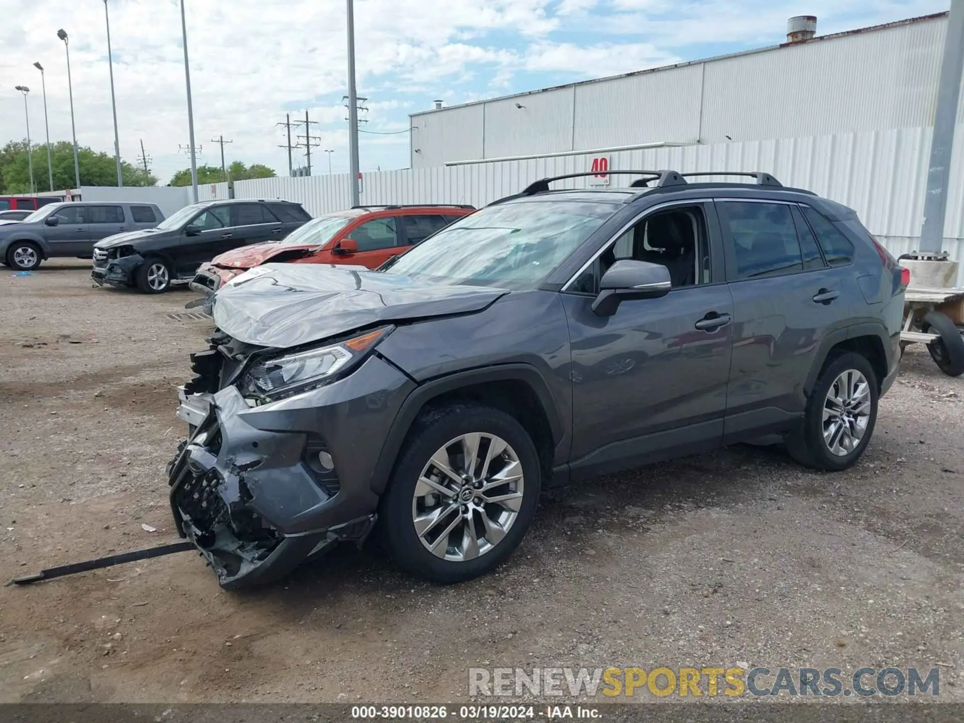 2 fotografías del automóvil dañado JTMC1RFV0KD501984 TOYOTA RAV4 2019