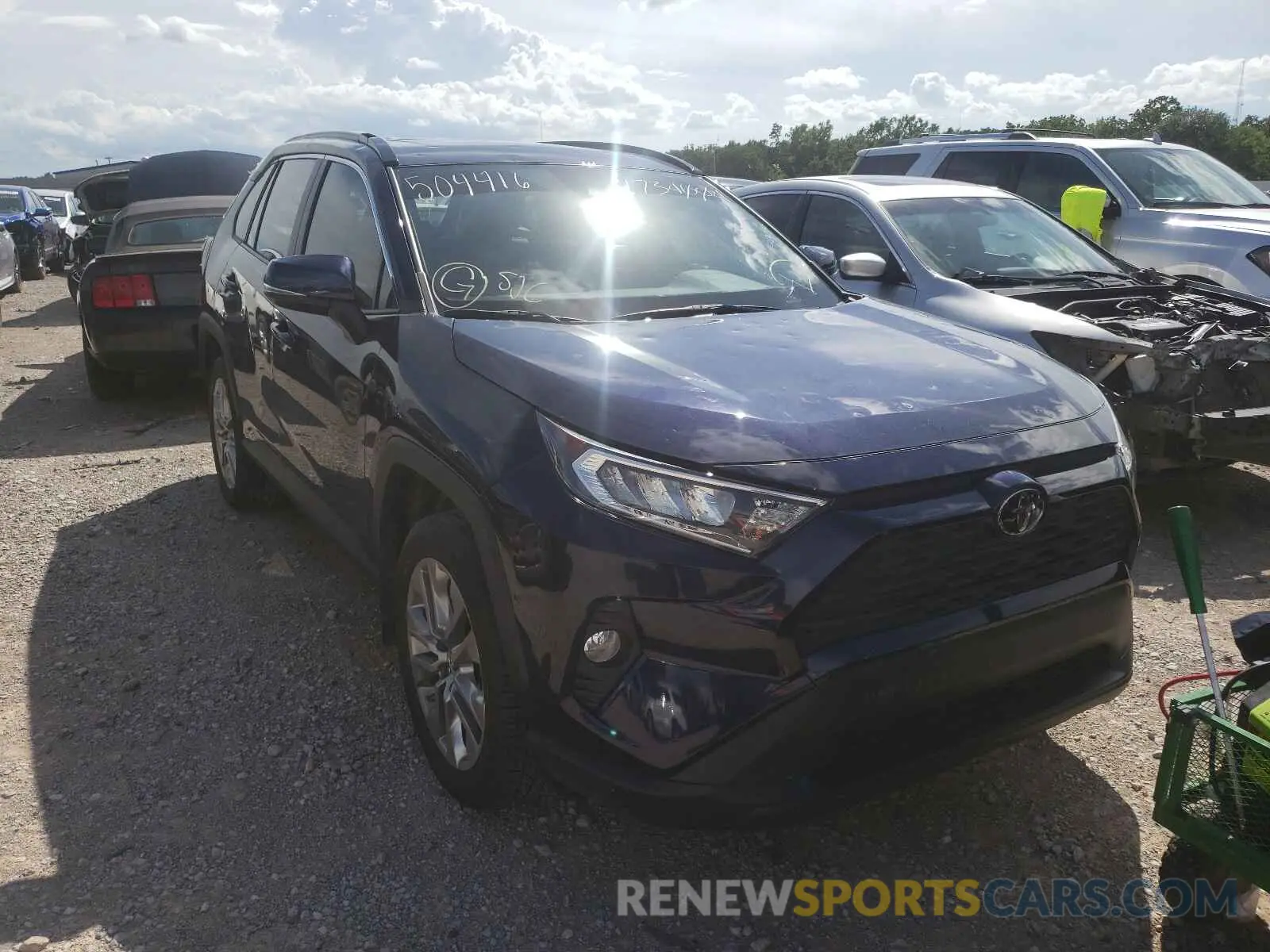 1 fotografías del automóvil dañado JTMC1RFV0KD504416 TOYOTA RAV4 2019