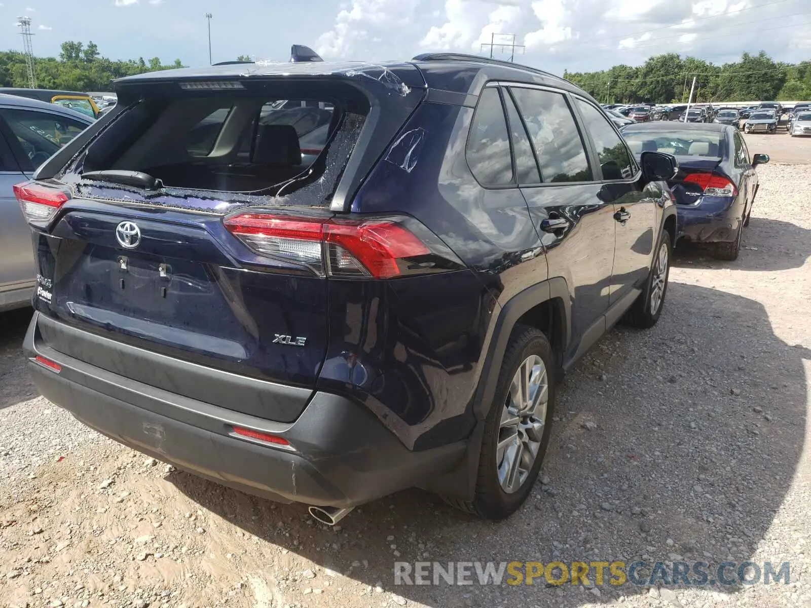 4 fotografías del automóvil dañado JTMC1RFV0KD504416 TOYOTA RAV4 2019