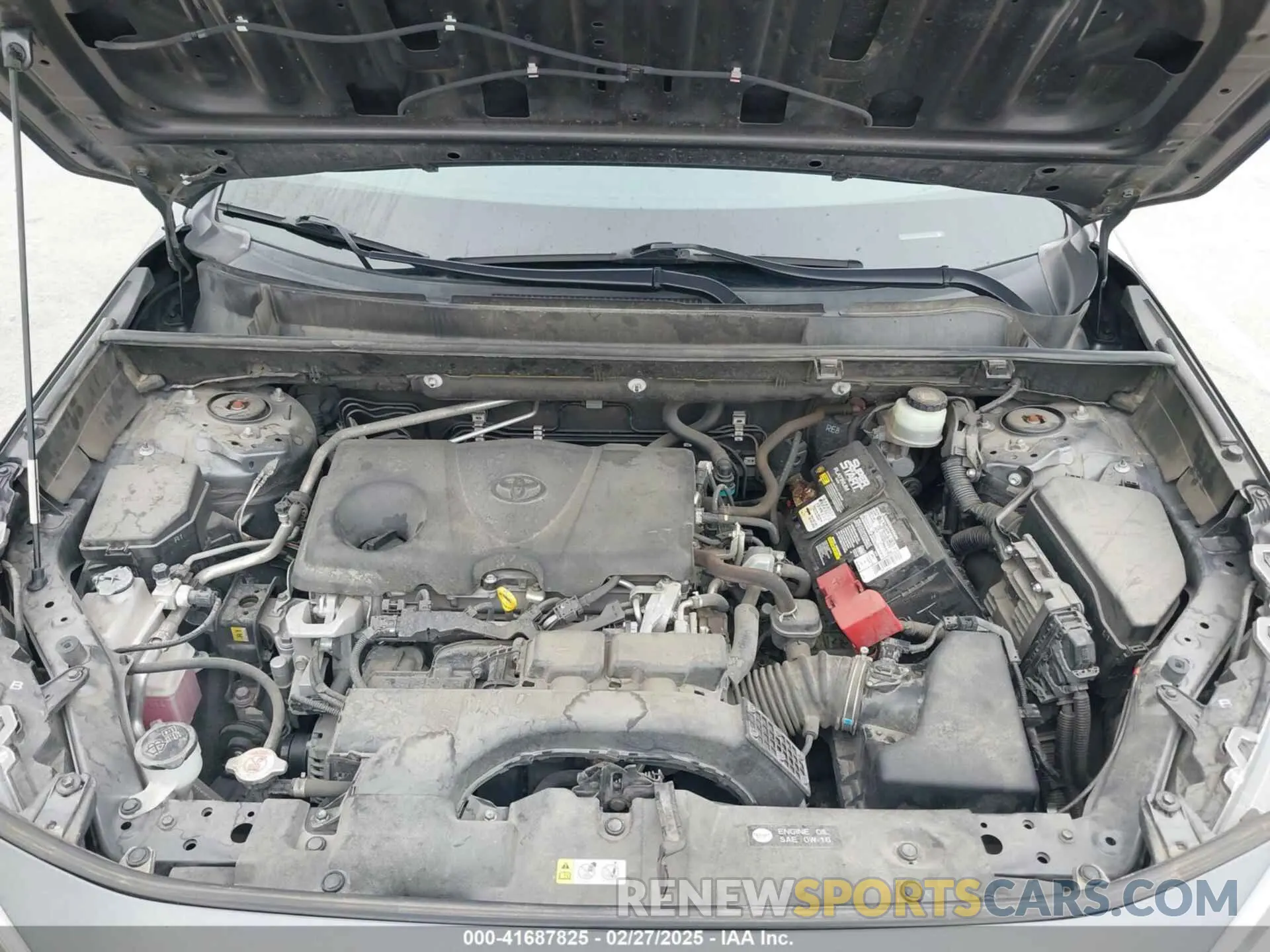 10 fotografías del automóvil dañado JTMC1RFV0KD504612 TOYOTA RAV4 2019