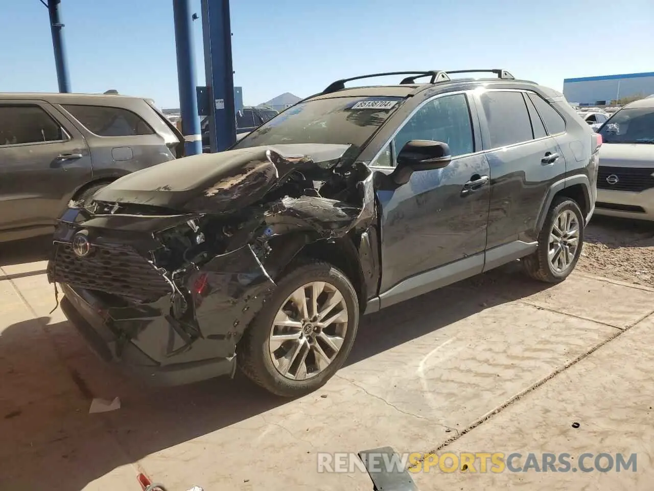 1 fotografías del automóvil dañado JTMC1RFV0KJ004354 TOYOTA RAV4 2019