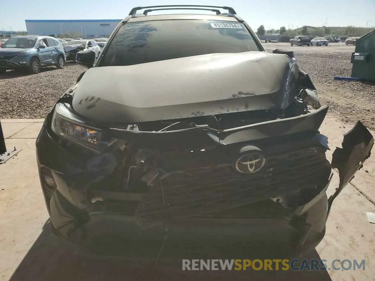 5 fotografías del automóvil dañado JTMC1RFV0KJ004354 TOYOTA RAV4 2019