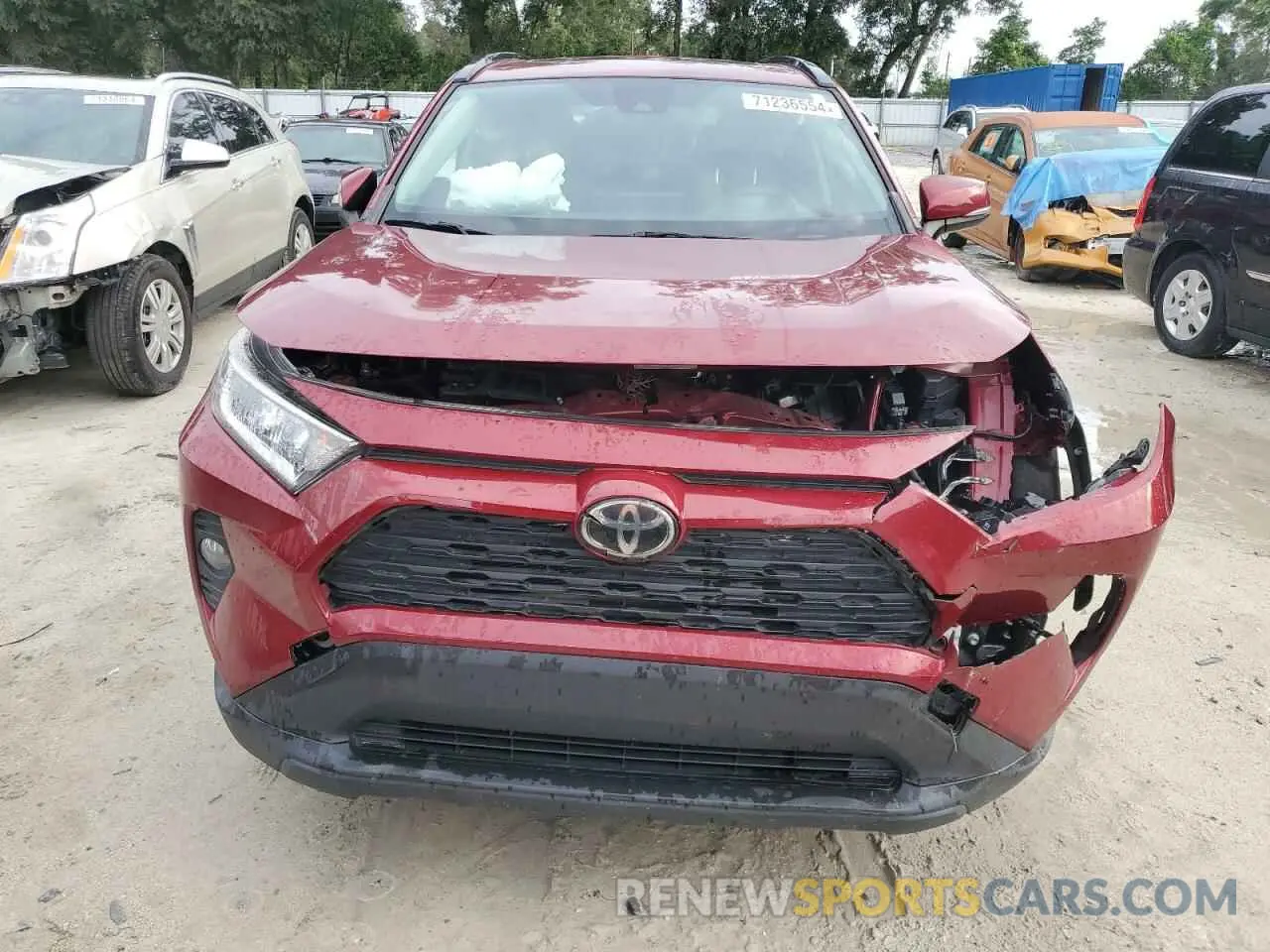 5 fotografías del automóvil dañado JTMC1RFV1KD033974 TOYOTA RAV4 2019