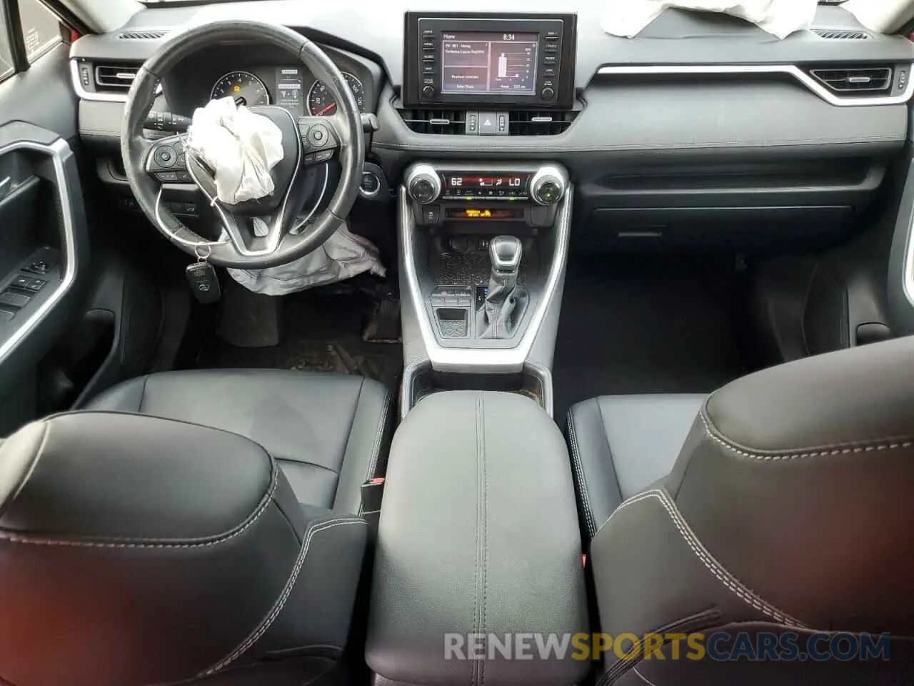 8 fotografías del automóvil dañado JTMC1RFV1KD033974 TOYOTA RAV4 2019