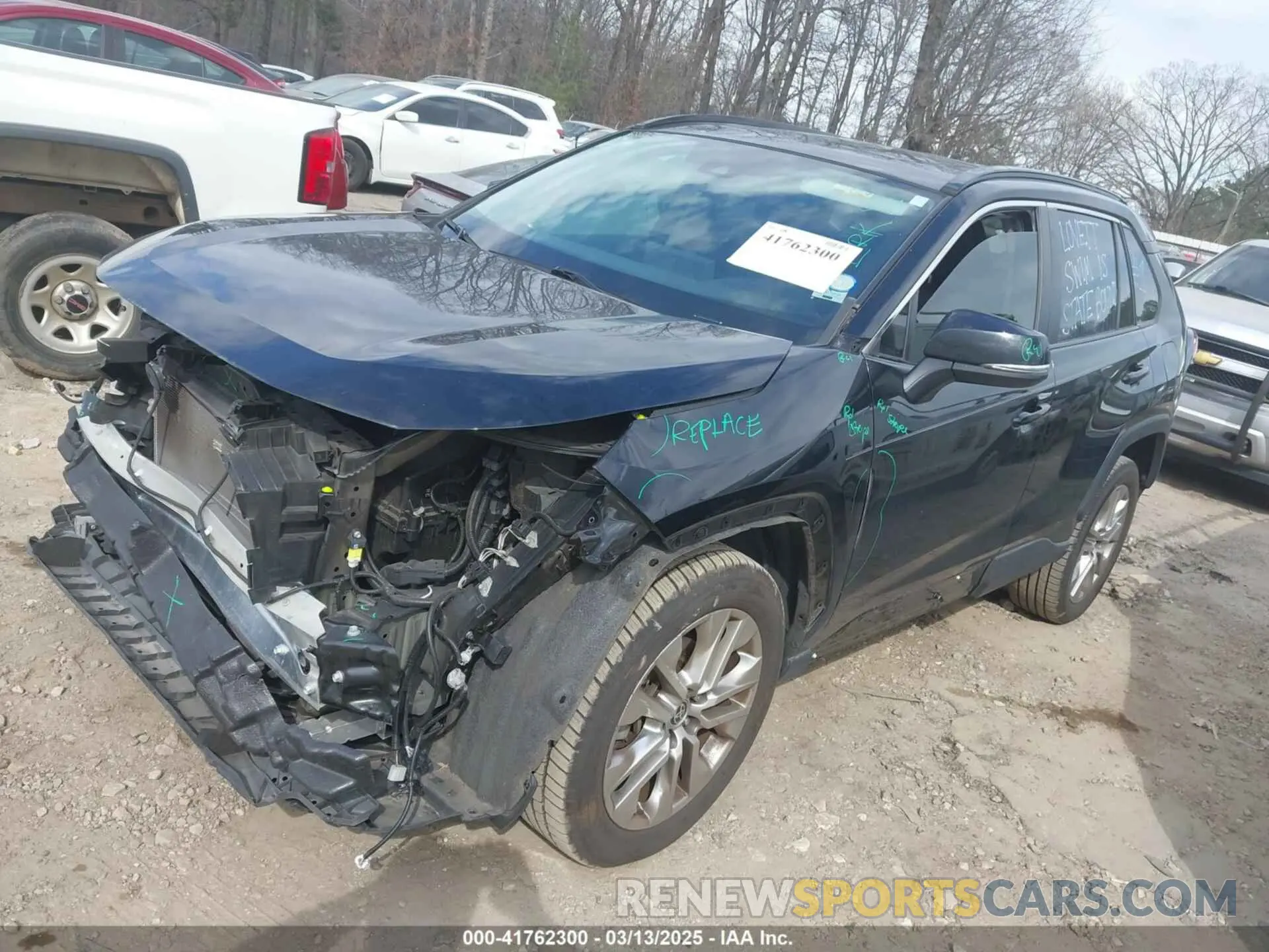 2 fotografías del automóvil dañado JTMC1RFV1KD037085 TOYOTA RAV4 2019