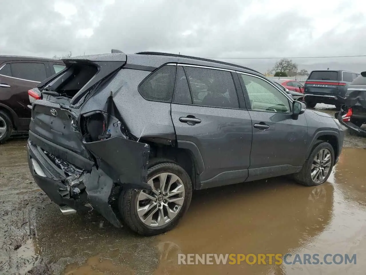 3 fotografías del automóvil dañado JTMC1RFV2KD502876 TOYOTA RAV4 2019