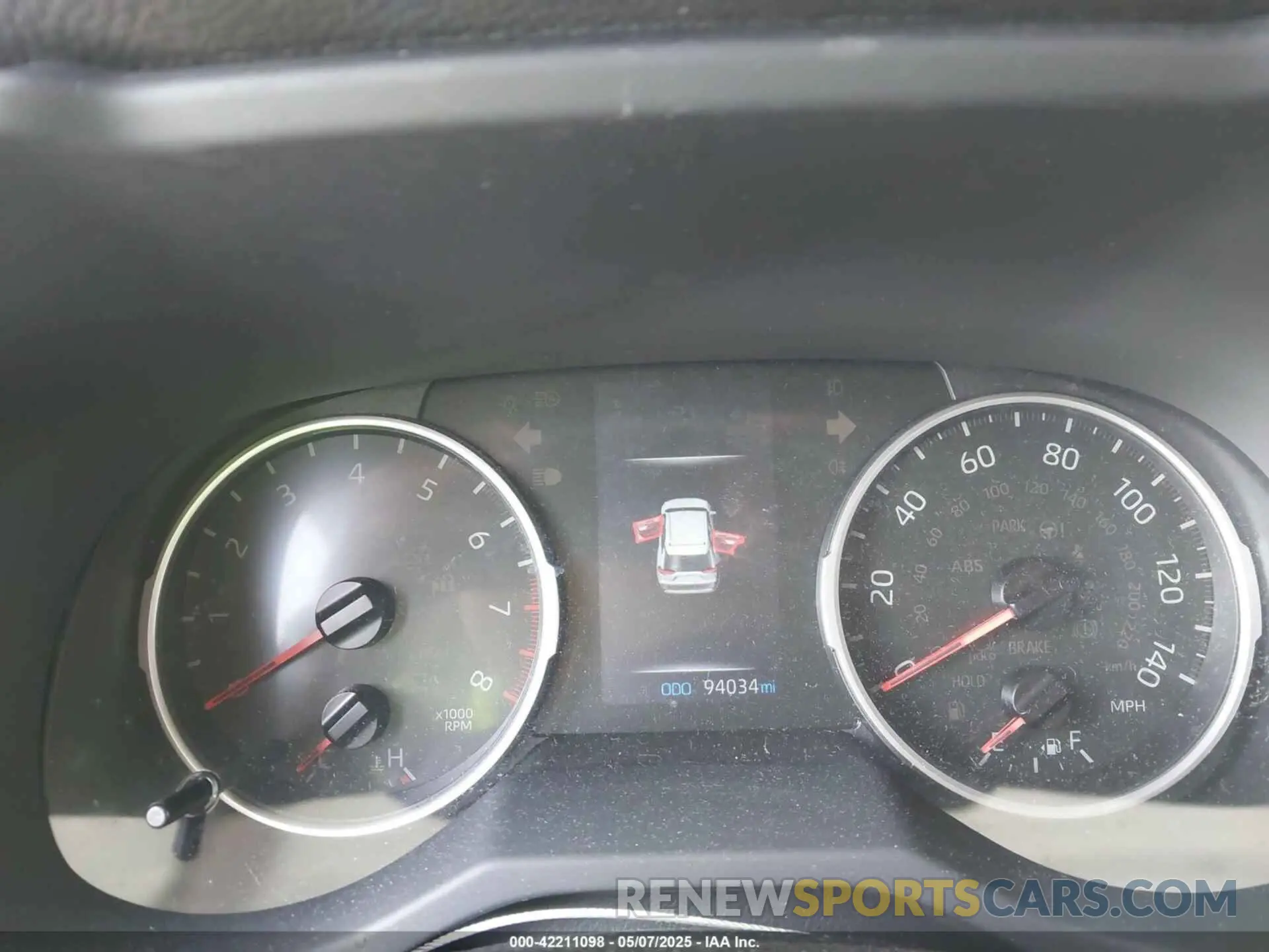7 fotografías del automóvil dañado JTMC1RFV2KD504756 TOYOTA RAV4 2019
