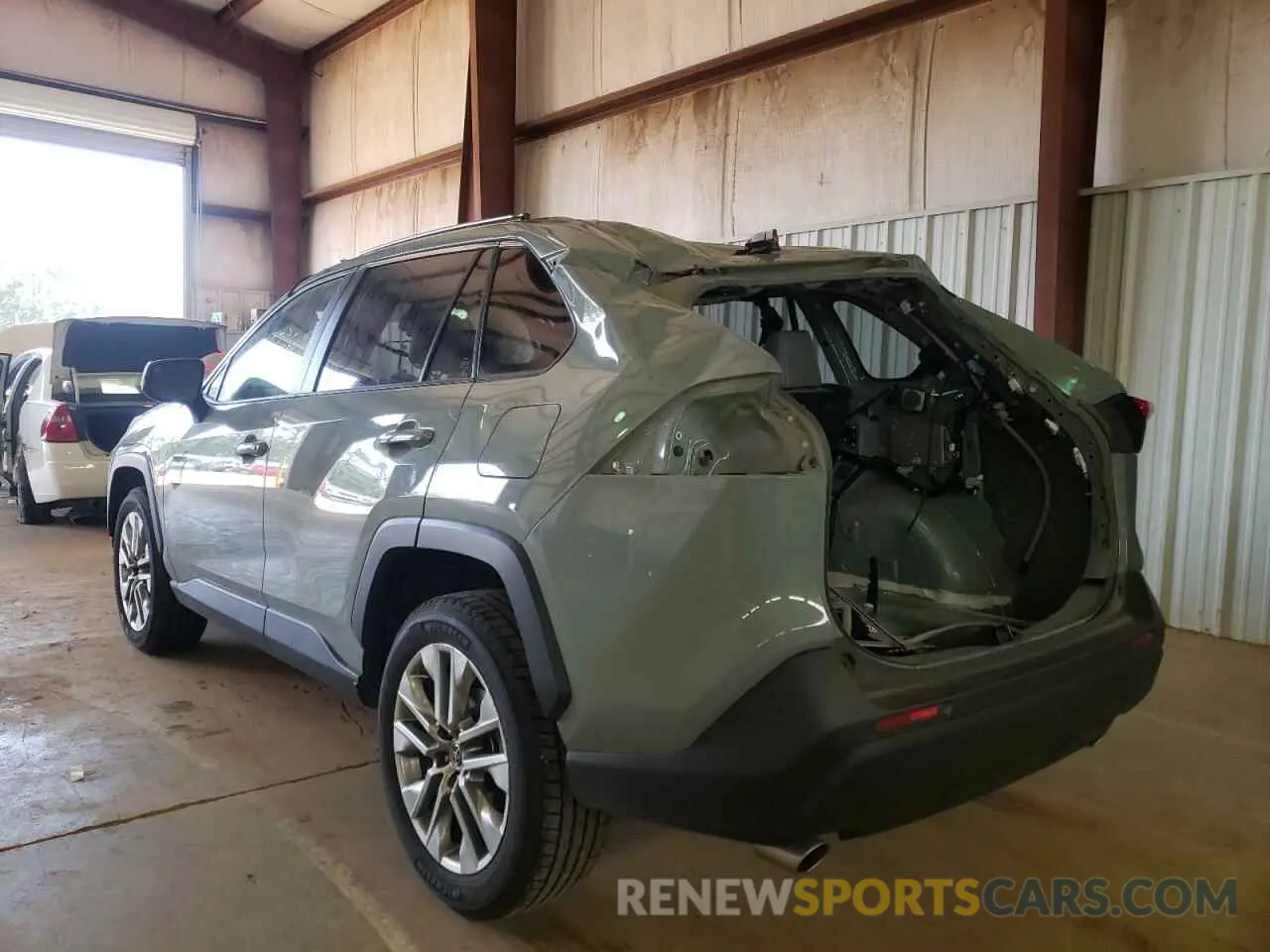 3 fotografías del automóvil dañado JTMC1RFV4KD005702 TOYOTA RAV4 2019