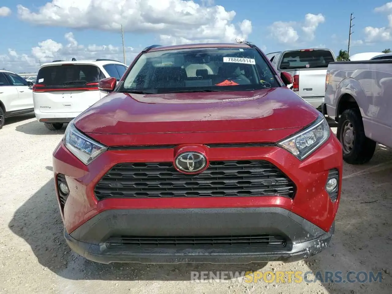 5 fotografías del automóvil dañado JTMC1RFV5KD040328 TOYOTA RAV4 2019