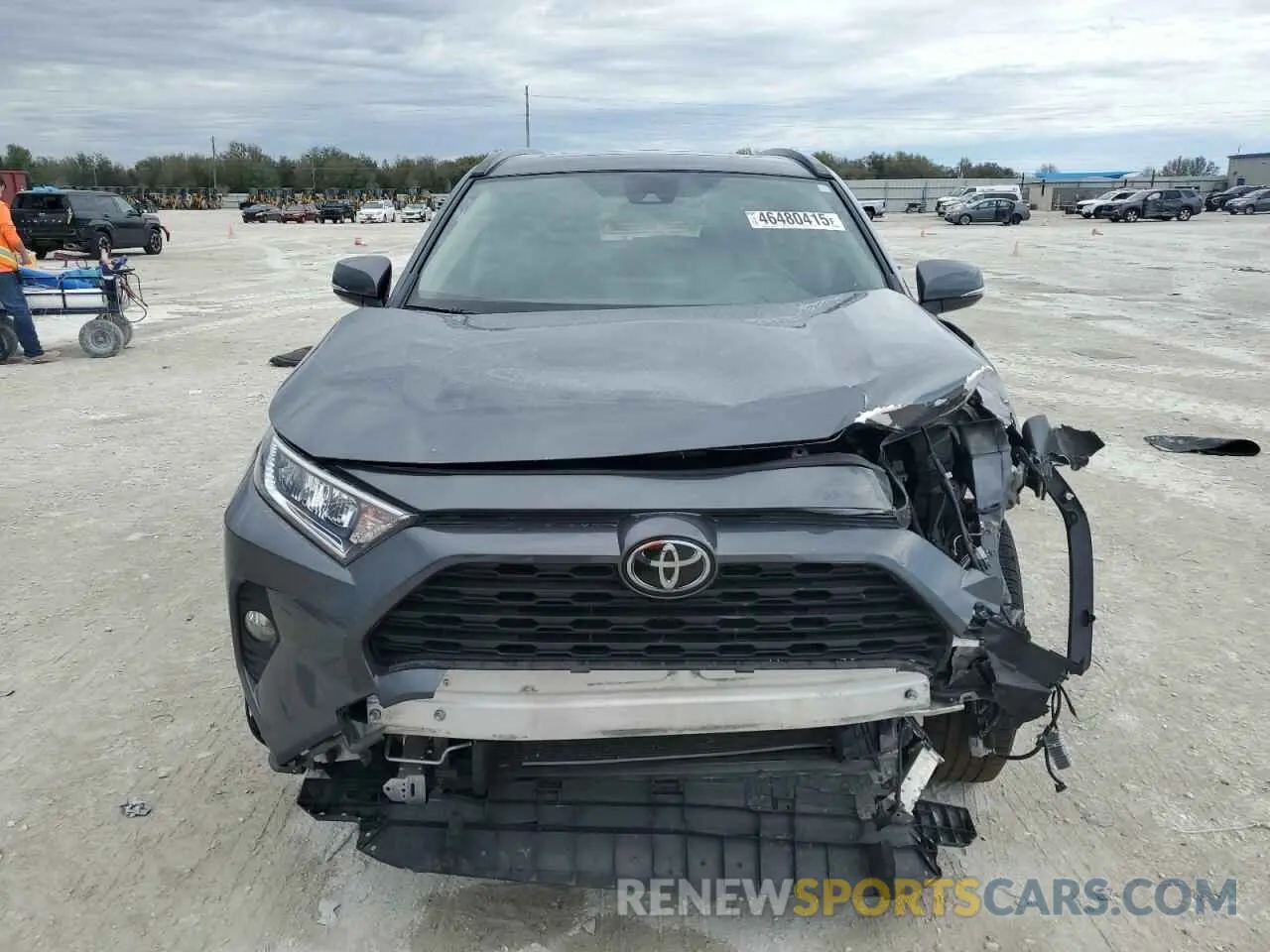 5 fotografías del automóvil dañado JTMC1RFV5KD041608 TOYOTA RAV4 2019