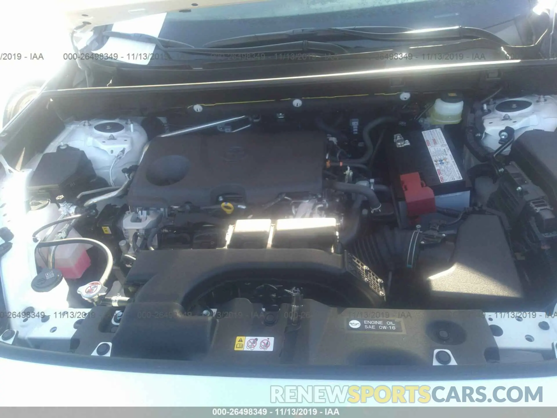 10 fotografías del automóvil dañado JTMC1RFV5KD516867 TOYOTA RAV4 2019