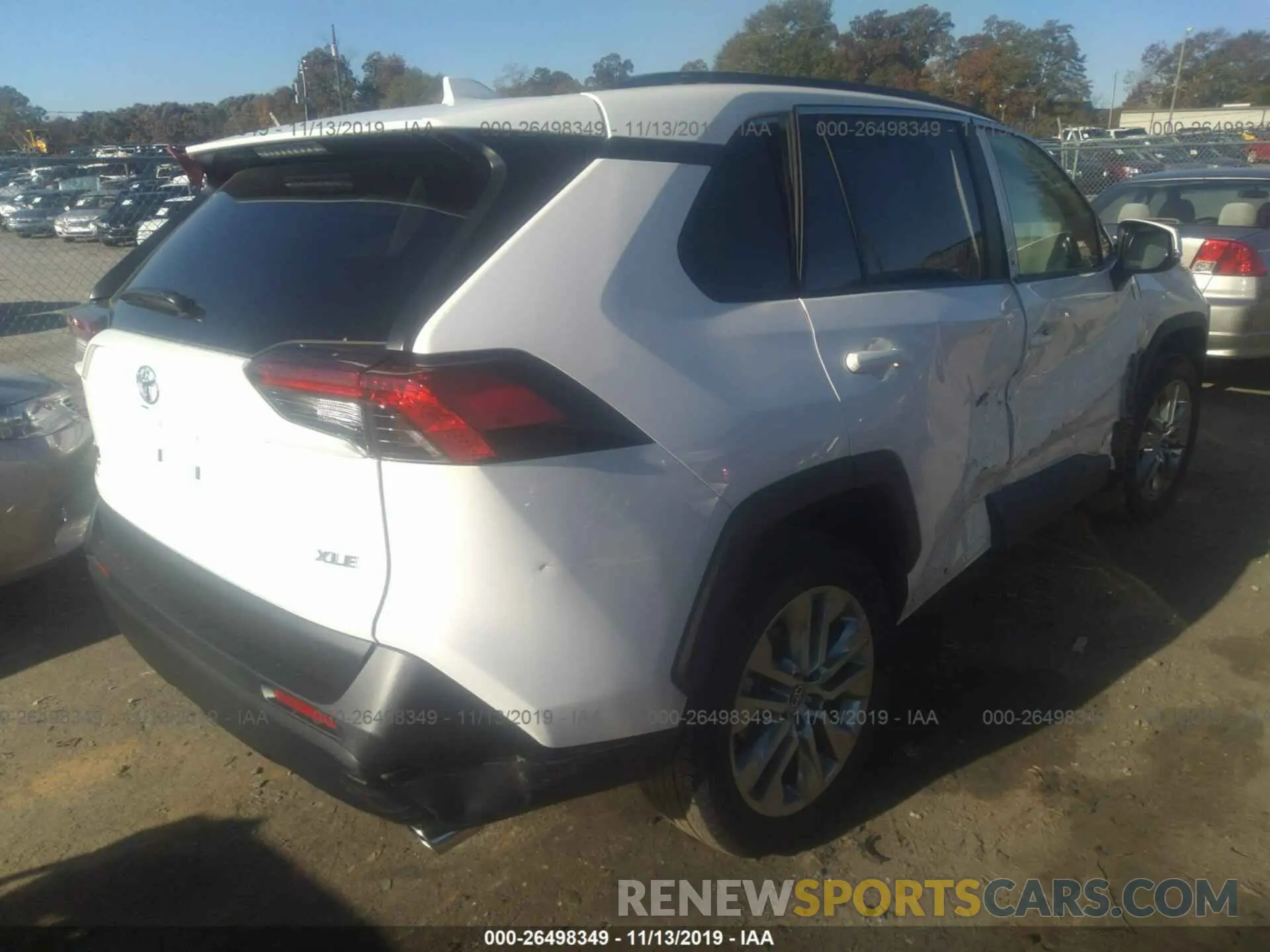 4 fotografías del automóvil dañado JTMC1RFV5KD516867 TOYOTA RAV4 2019