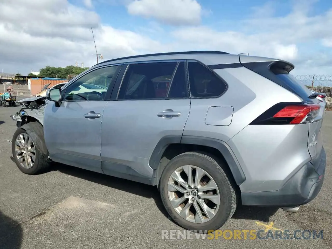 2 fotografías del automóvil dañado JTMC1RFV6KD032433 TOYOTA RAV4 2019