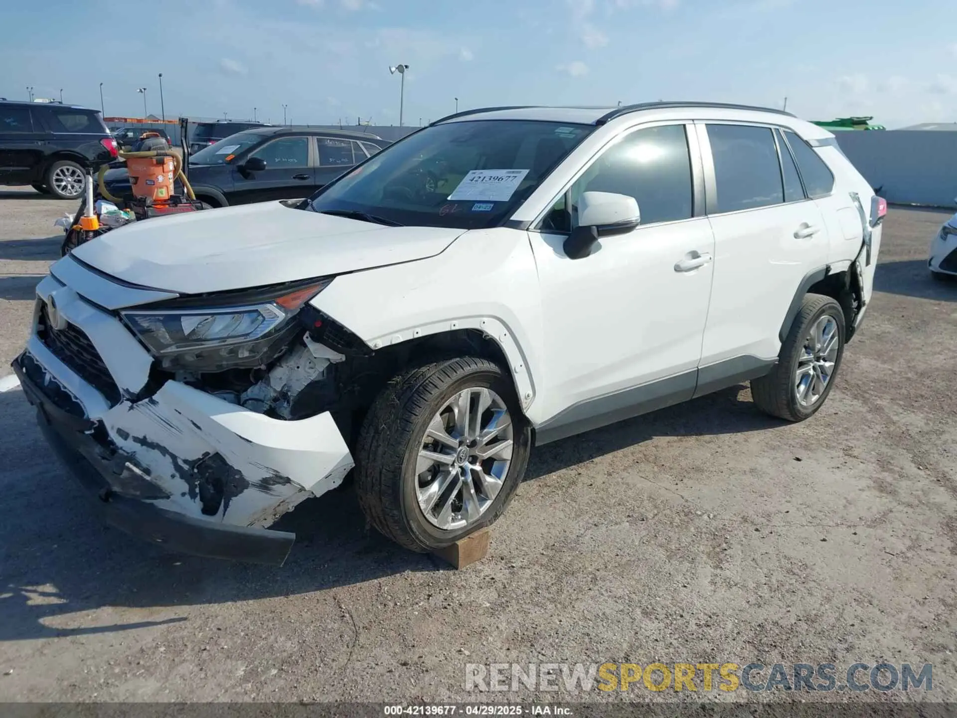2 fotografías del automóvil dañado JTMC1RFV6KD509099 TOYOTA RAV4 2019