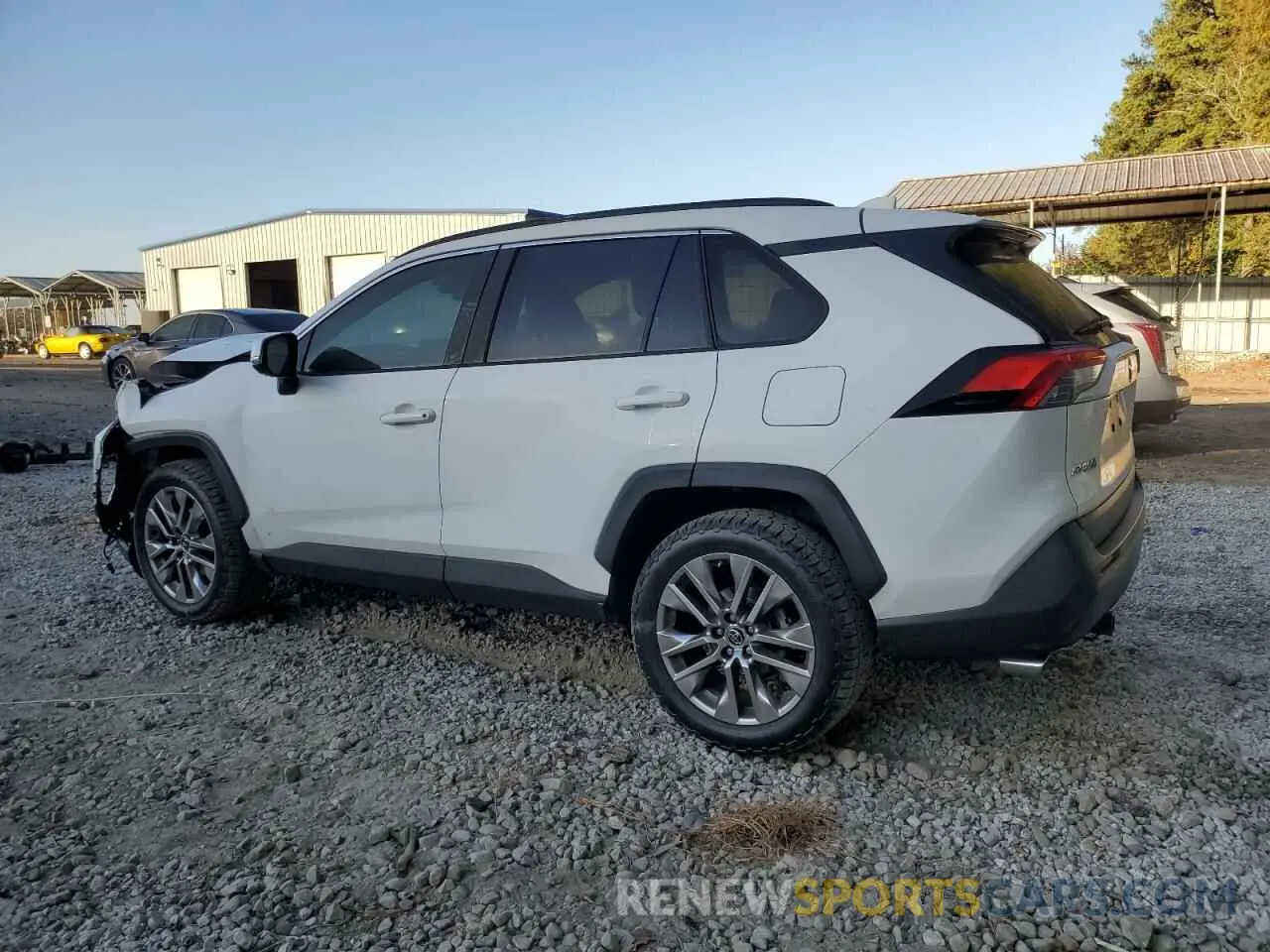 2 fotografías del automóvil dañado JTMC1RFV7KD009422 TOYOTA RAV4 2019