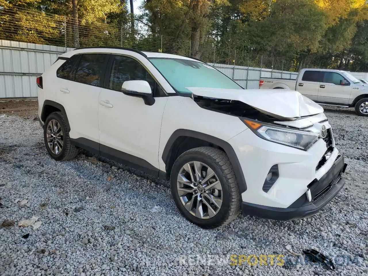 4 fotografías del automóvil dañado JTMC1RFV7KD009422 TOYOTA RAV4 2019