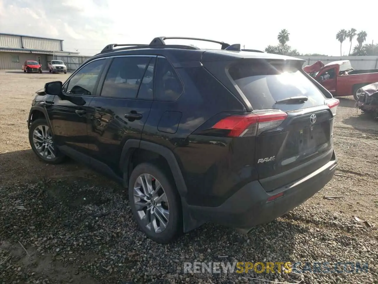 3 fotografías del automóvil dañado JTMC1RFV7KD021487 TOYOTA RAV4 2019
