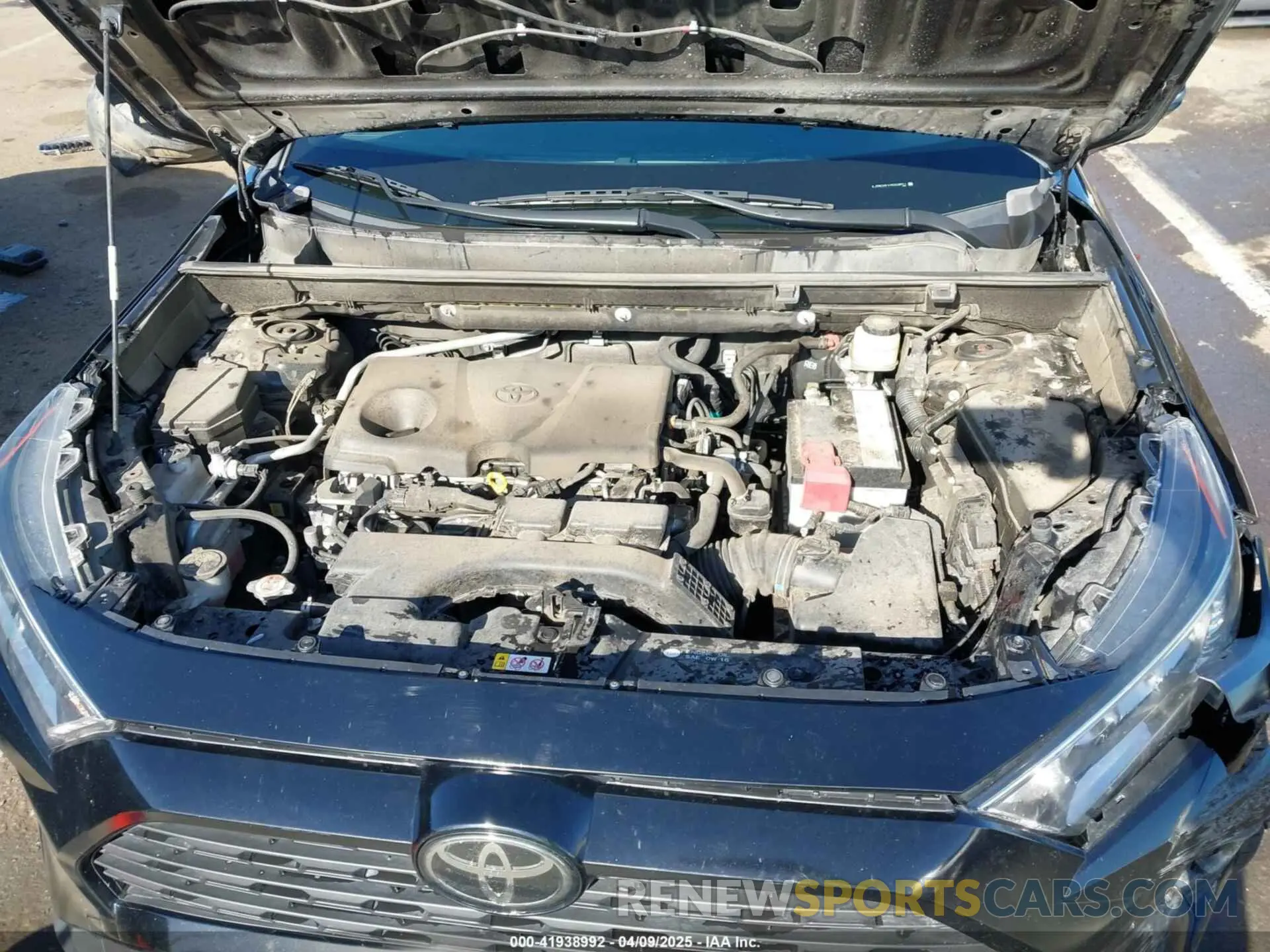 10 fotografías del automóvil dañado JTMC1RFV7KD028911 TOYOTA RAV4 2019