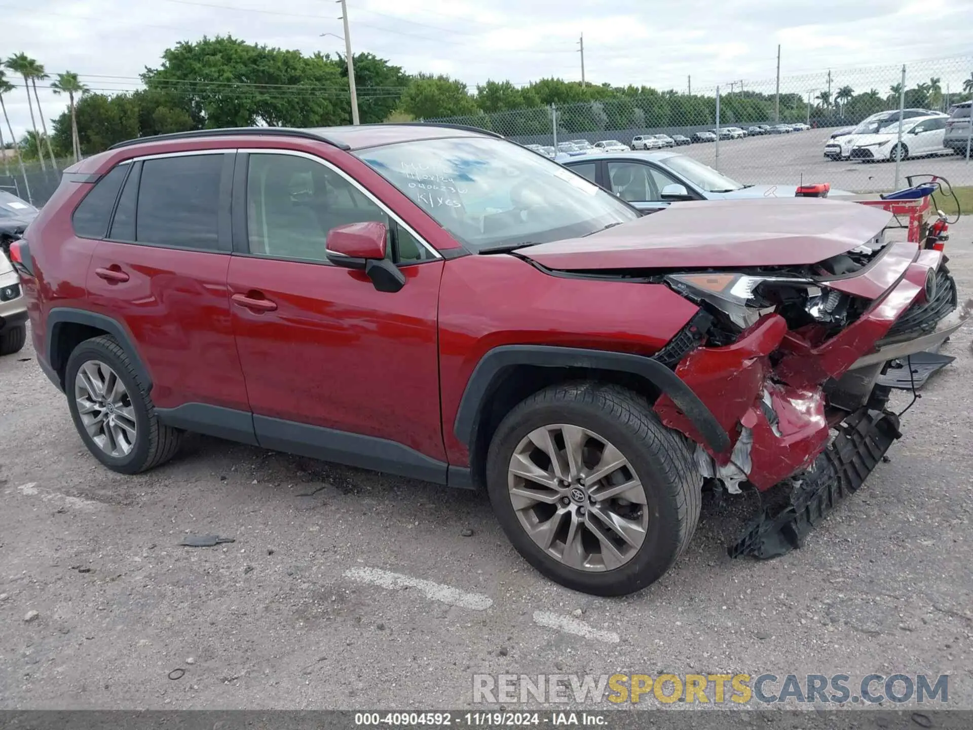 13 fotografías del automóvil dañado JTMC1RFV7KD040623 TOYOTA RAV4 2019