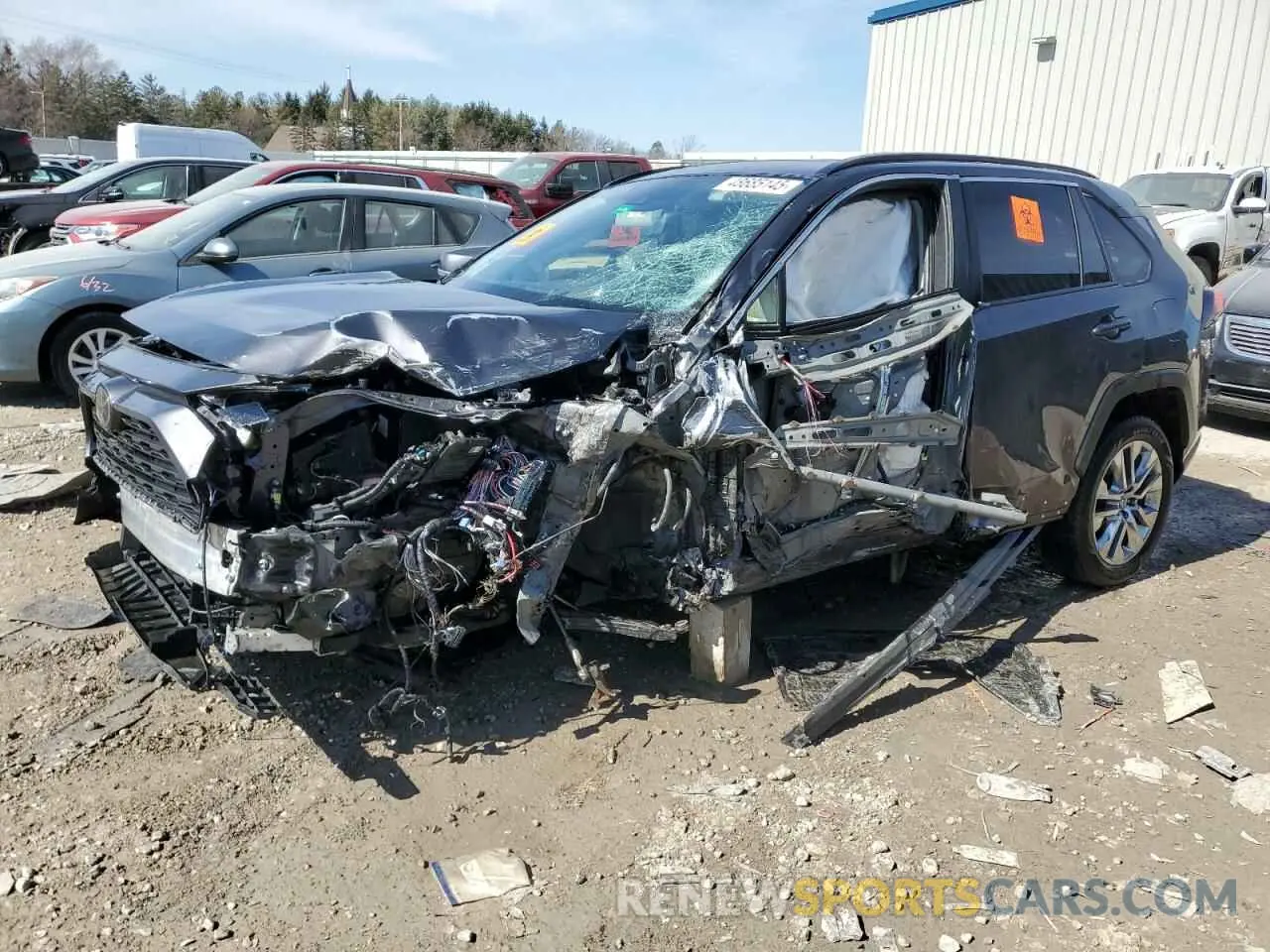 1 fotografías del automóvil dañado JTMC1RFV7KJ014430 TOYOTA RAV4 2019