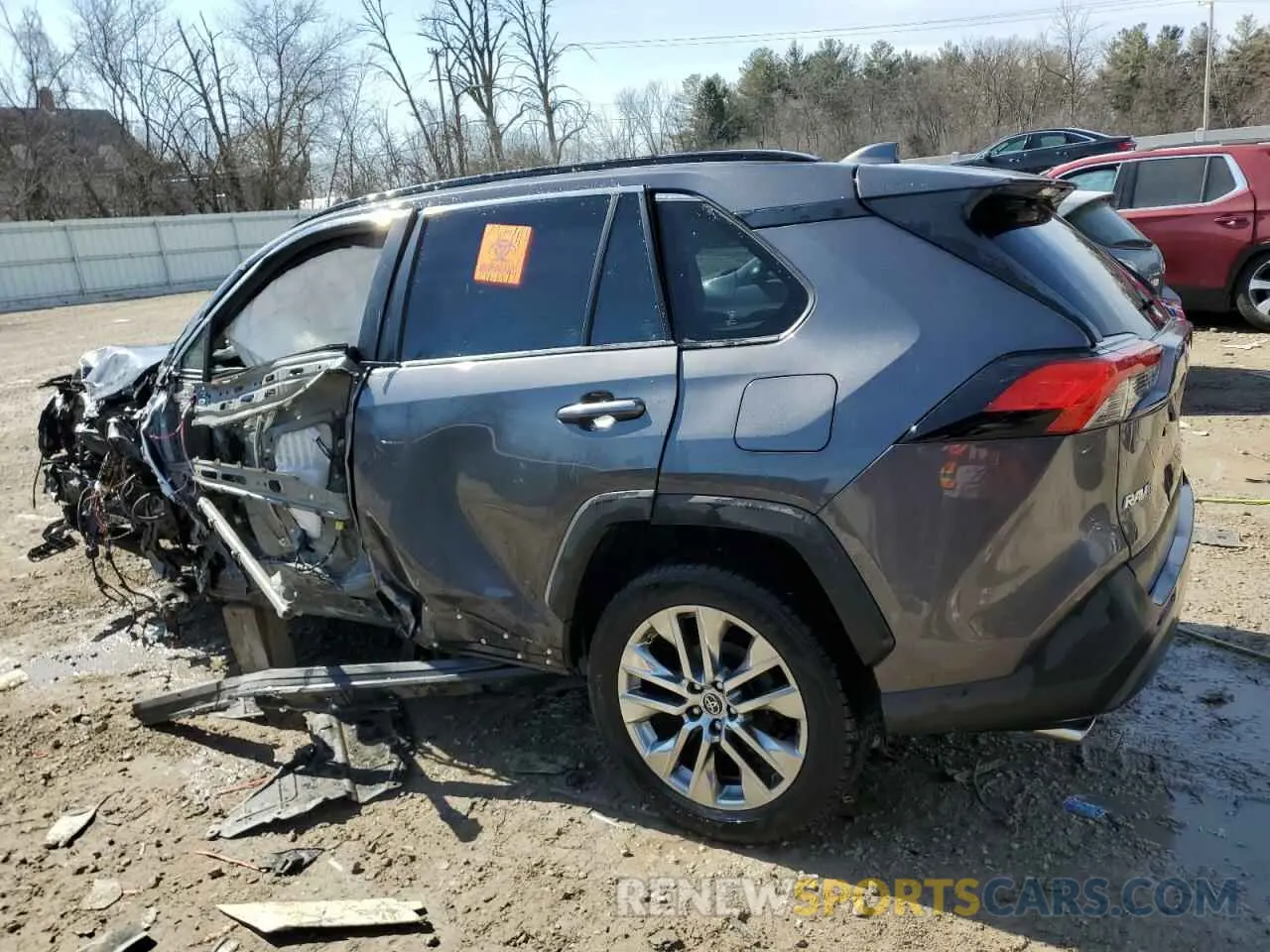 2 fotografías del automóvil dañado JTMC1RFV7KJ014430 TOYOTA RAV4 2019