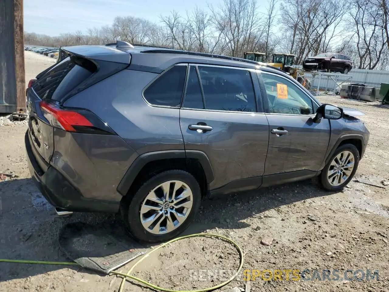 3 fotografías del automóvil dañado JTMC1RFV7KJ014430 TOYOTA RAV4 2019