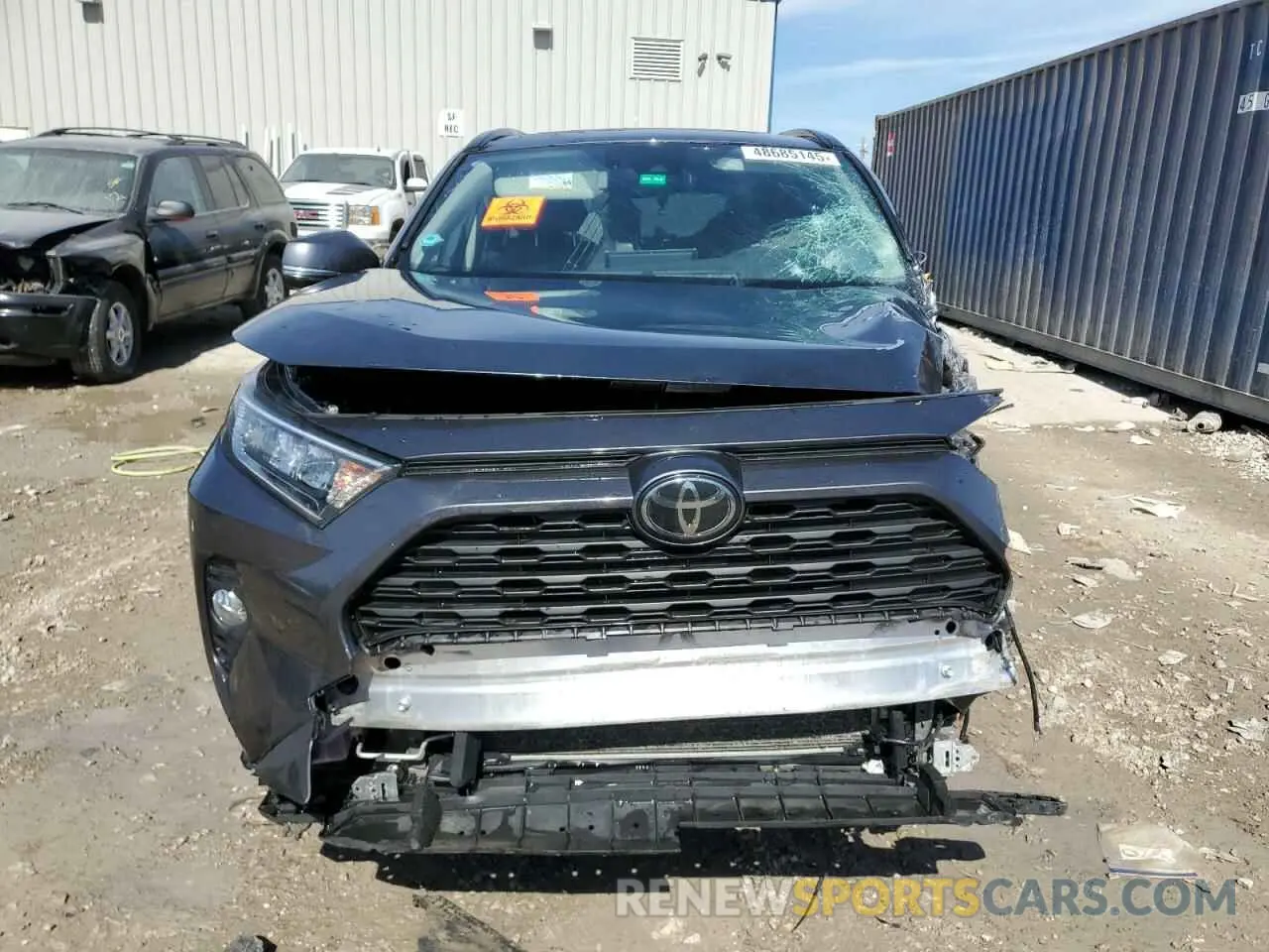 5 fotografías del automóvil dañado JTMC1RFV7KJ014430 TOYOTA RAV4 2019
