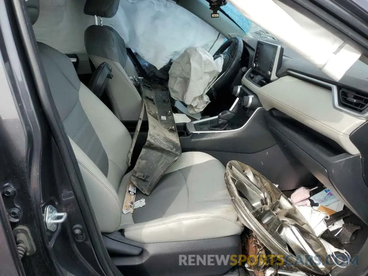 7 fotografías del automóvil dañado JTMC1RFV7KJ014430 TOYOTA RAV4 2019