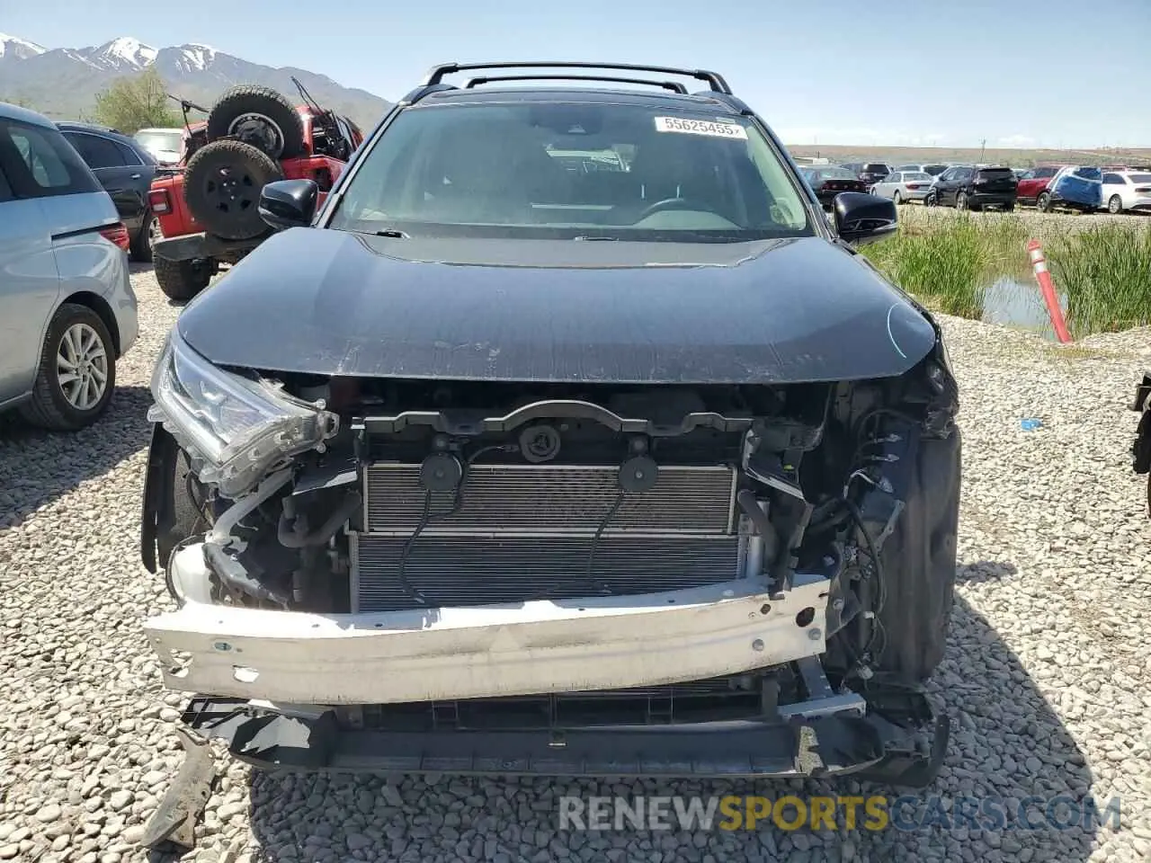 5 fotografías del automóvil dañado JTMDWRFV0KD508794 TOYOTA RAV4 2019