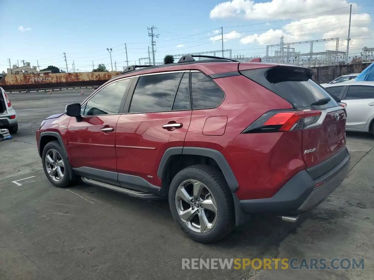 2 fotografías del automóvil dañado JTMDWRFV4KJ018179 TOYOTA RAV4 2019