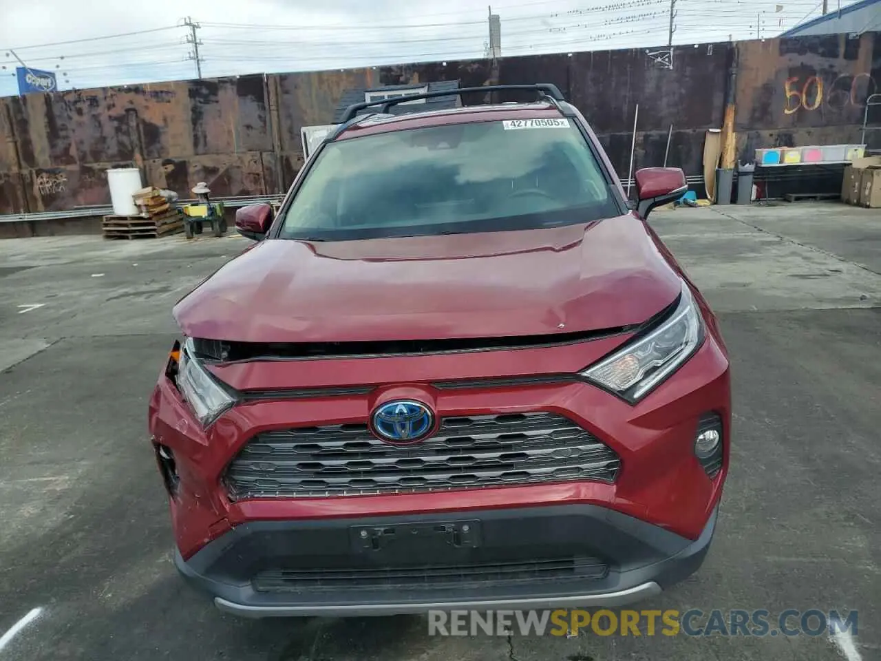 5 fotografías del automóvil dañado JTMDWRFV4KJ018179 TOYOTA RAV4 2019