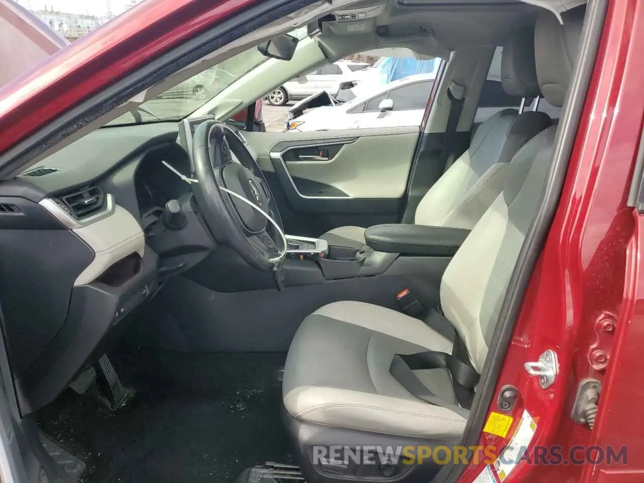7 fotografías del automóvil dañado JTMDWRFV4KJ018179 TOYOTA RAV4 2019