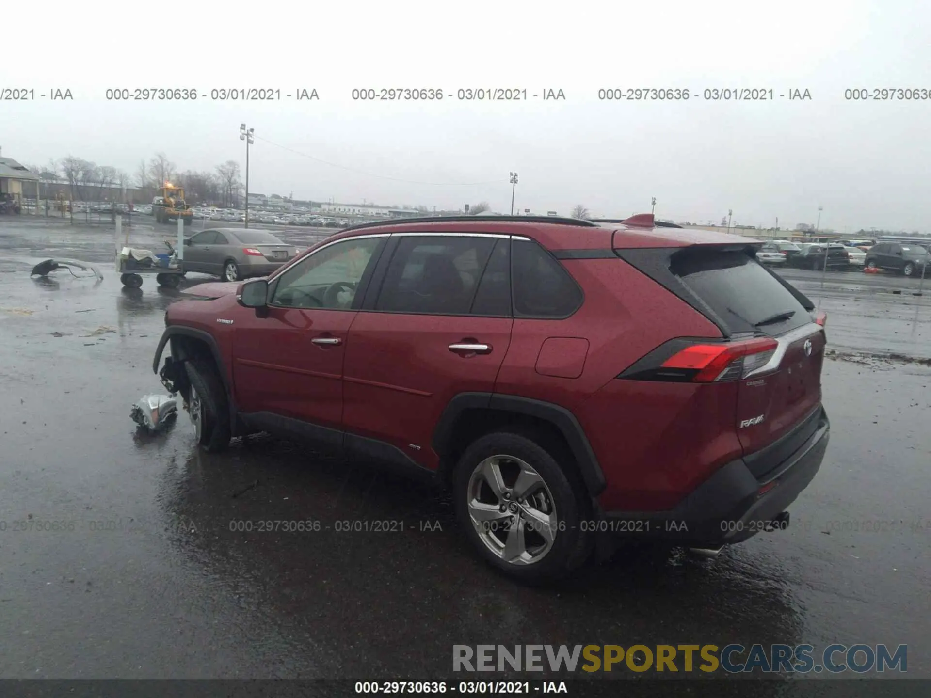 3 fotografías del automóvil dañado JTMDWRFV9KD500838 TOYOTA RAV4 2019